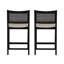 Donner Cane Back Upholstered Seat Count Bar Stool-568953978-568953980