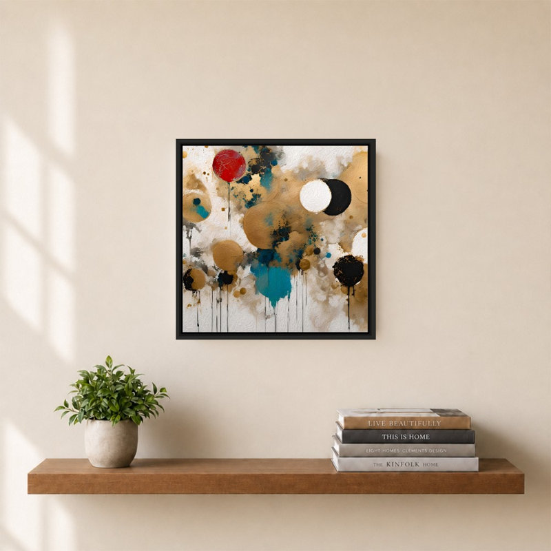 Reproduction sur toile par "Acts 4: 12 Sauvés par son nom" par Mark Lawrence, H 27,5 po x l 27,5 po x P 0,75 po, Noir