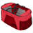 vidaXL Dog Stroller Red 300D Oxford Fabric 32.7x18.9x38.2 in Foldable