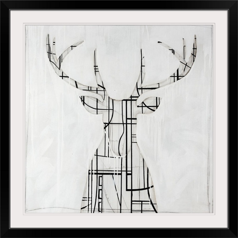 «Gridlock» Balthasar, impression, Cadre noir, H 20" x l 20" x P 1"