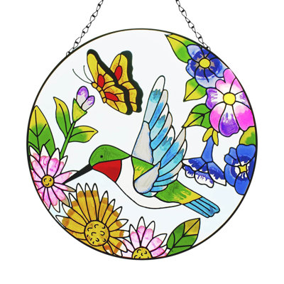 Colorful Hummingbird Decoration Pendant Home Garden Decoration