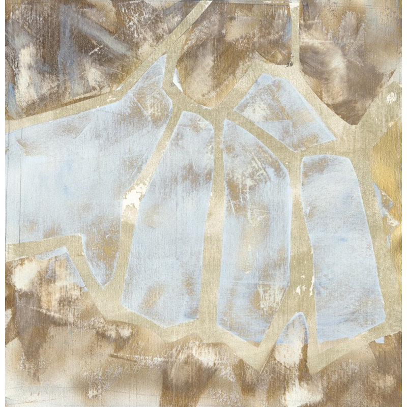 Crystalline 2 Print by Harris, Maeve, Maple Framed, 50" H x 50" W