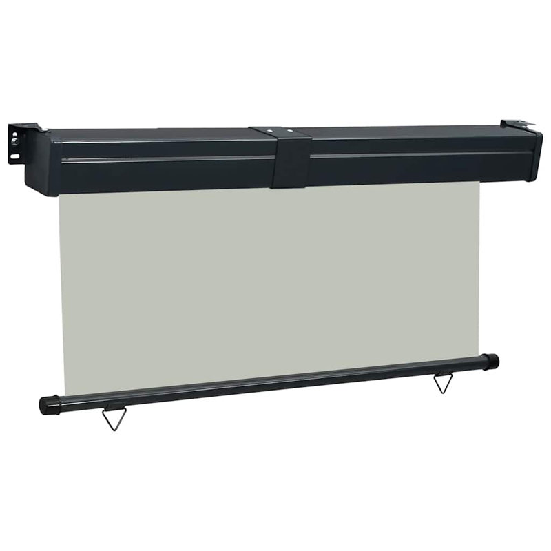 Retractable Side Awning Roll up Window Shade Folding Privacy Screen, 65" W x 98.4" L, Gray