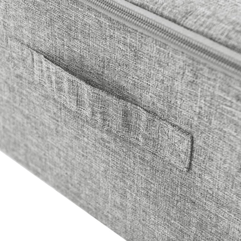 Storage Boxes Fabric 70x40x18 cm, Light Grey