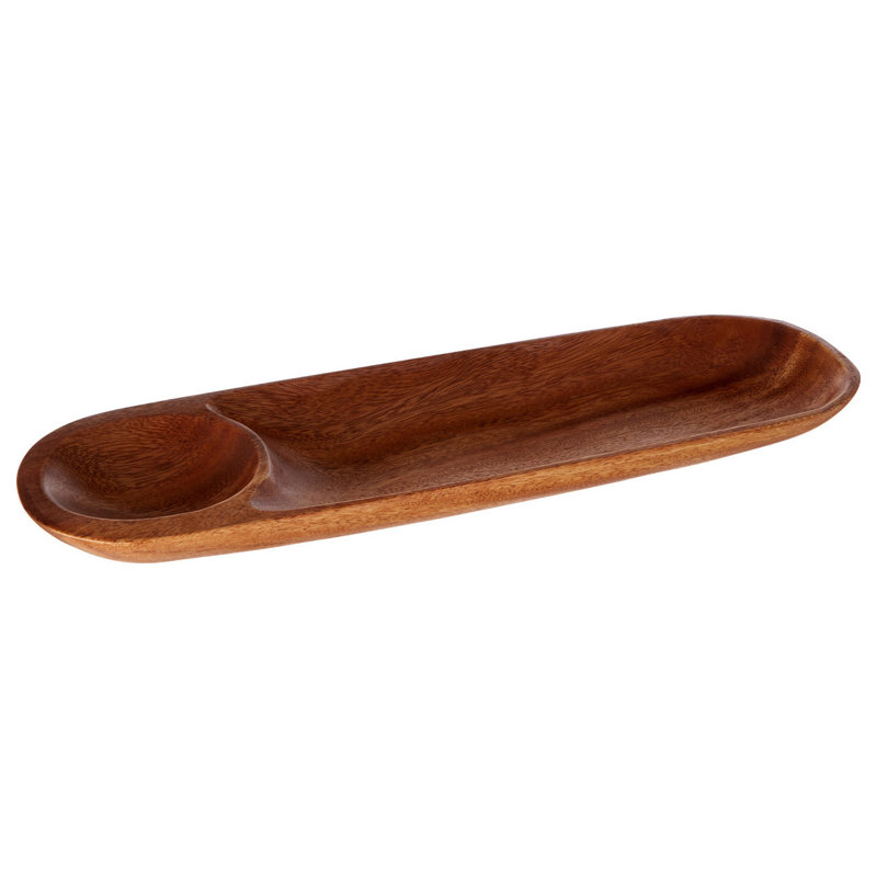 Alpen Home Bester Wood Divided Serving Dish