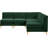 Enson Velvet L-Shaped Sectional Reversible-389624218