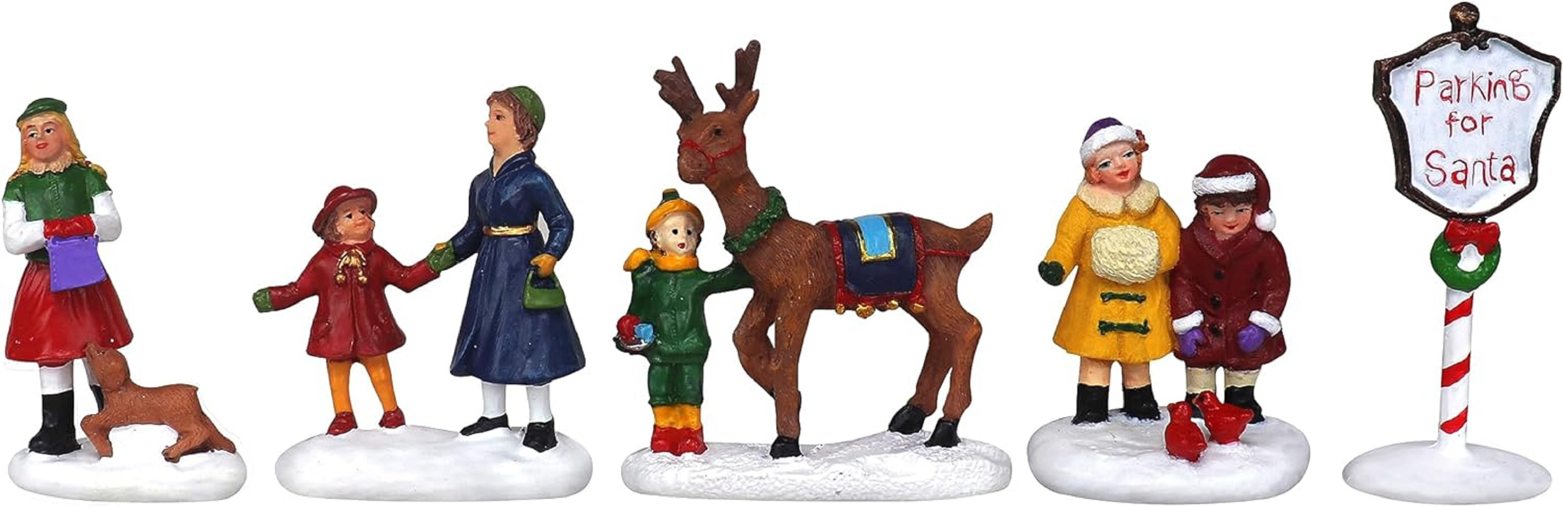 The Holiday Aisle® Christmas Village Figurines Decoration Set Perfect