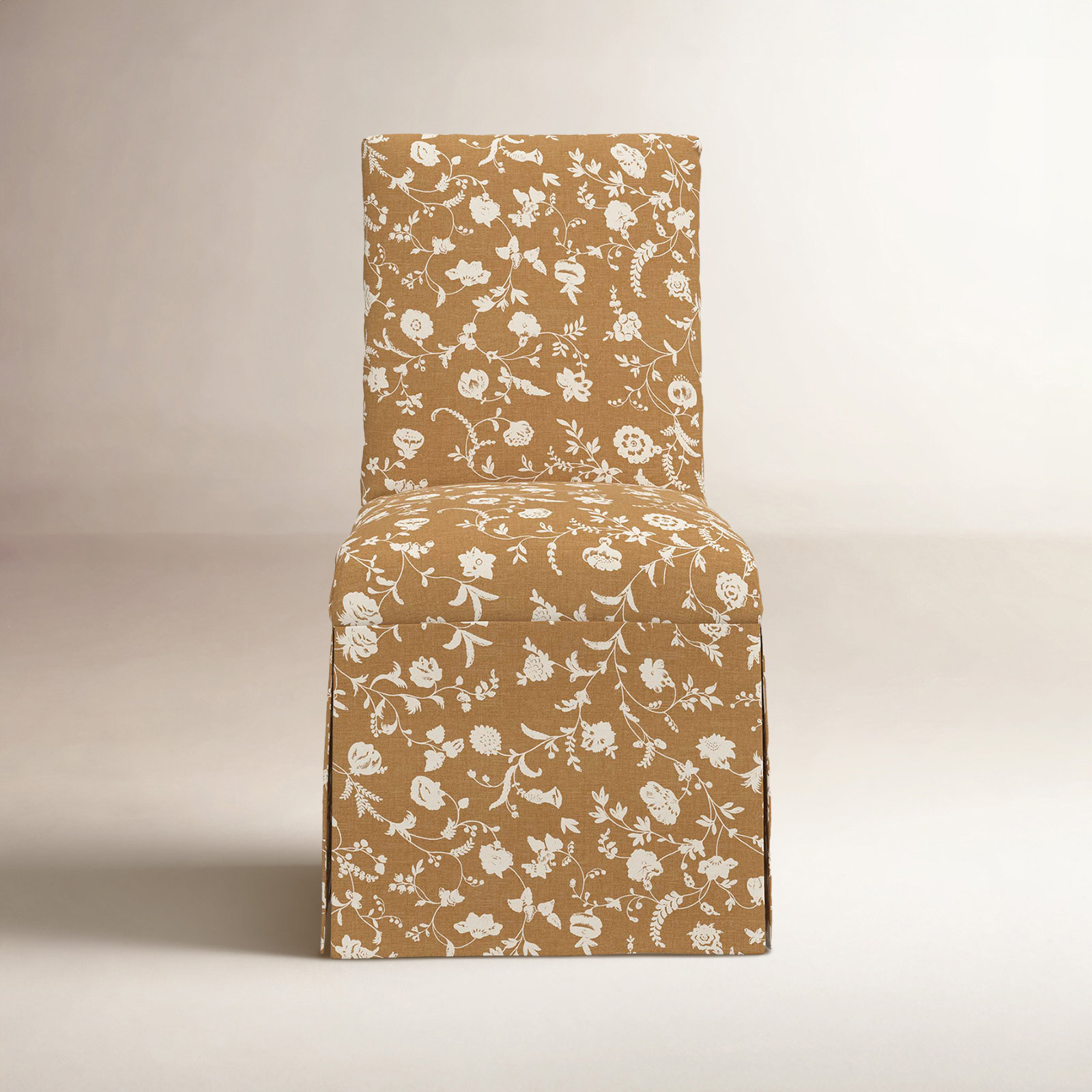 Silvia Parsons Dining Chair, Robina Floral Ochre