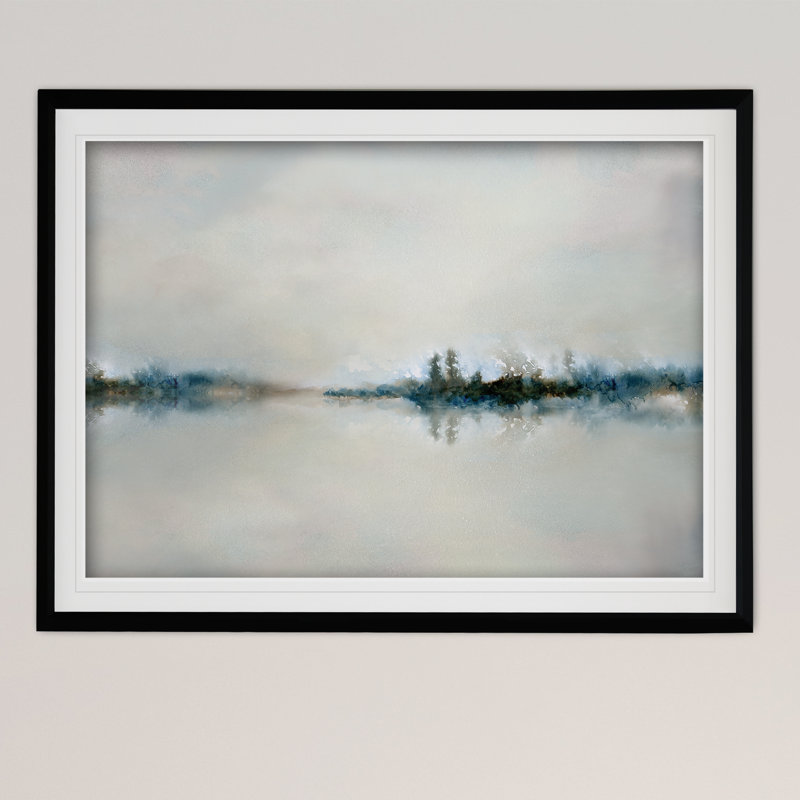 Calm Morning - reproduction de cadre photo, Noir, H 26 po x l 36 po x P 1,5 po