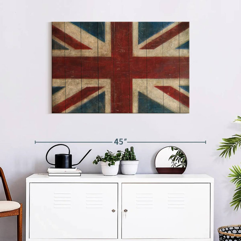Borges Union Jack, 24" H x 36" W