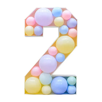  Birthday Number Figure Balloon Filling Box F07M2-21-2