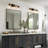 Atsuhisa Large 3-Light Modern Dimmable Vanity Light with Clear Glass Shade