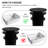 4 Inch 2-handle Bathroom Sink Faucet with Drain Assembly-118659766