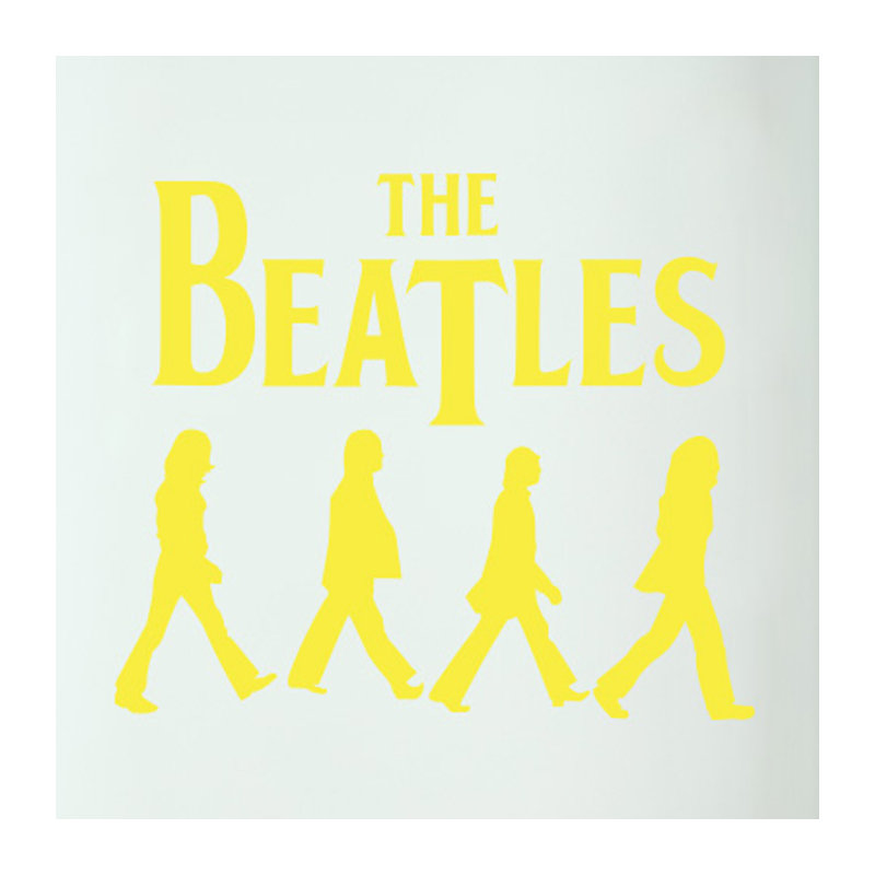 Entertainment Wall Decal, Bright Yellow