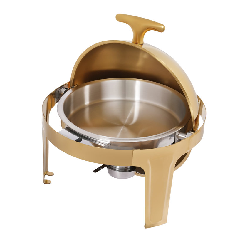 Chauffe-plat rond en acier inoxydable 9,51 pte