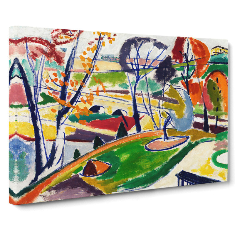 Landscape View by Henry Lyman Sayen - Wrapped Canvas Painting, 40cm H x 60cm W x 3cm D
