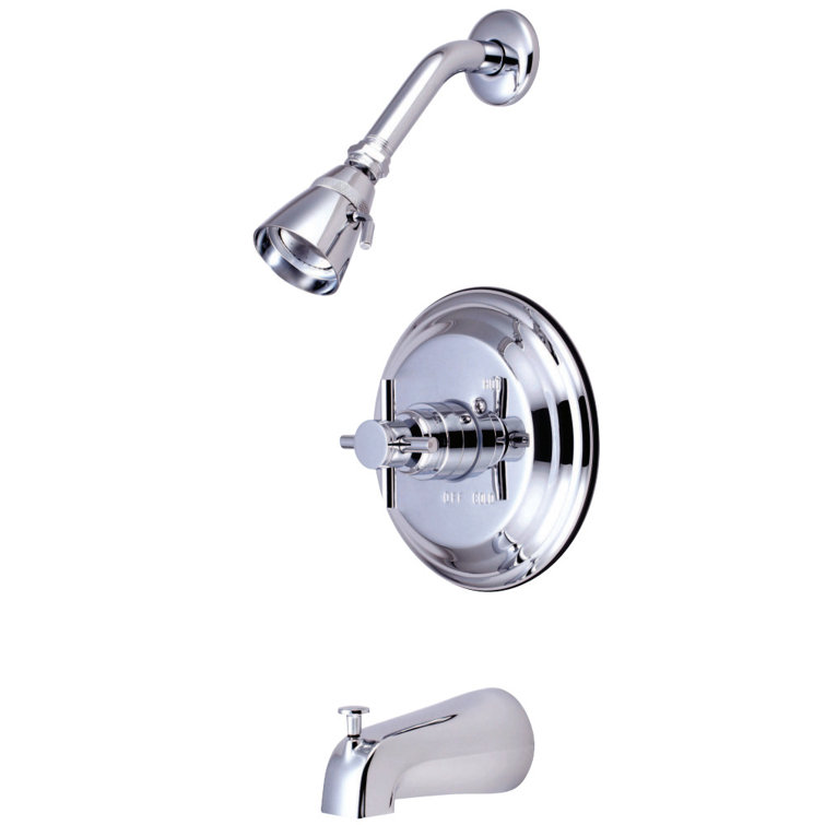 Kingston Brass Concord Single-Handle Pressure Balanced Tub and Shower Faucet, Trim Only