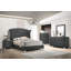 Ensemble de chambre avec grand lit 4 pièces Aahaan - Bleu pacifique-278542761-278542767