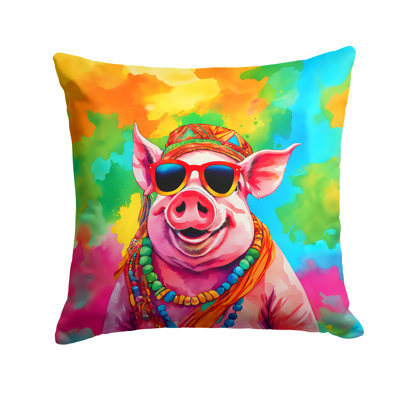 Hippie Animals Other/No Pattern Throw Pillow