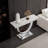 Tobitha 47" Faux Marble Top Metal Base Console Table-416997938-416997949