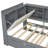 Wood  Platform Bed With Trundle-192694341-192694330
