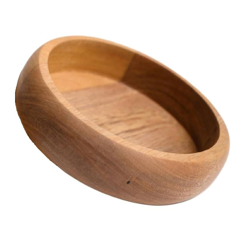 Rosa Morada Wood Botanero Bowl