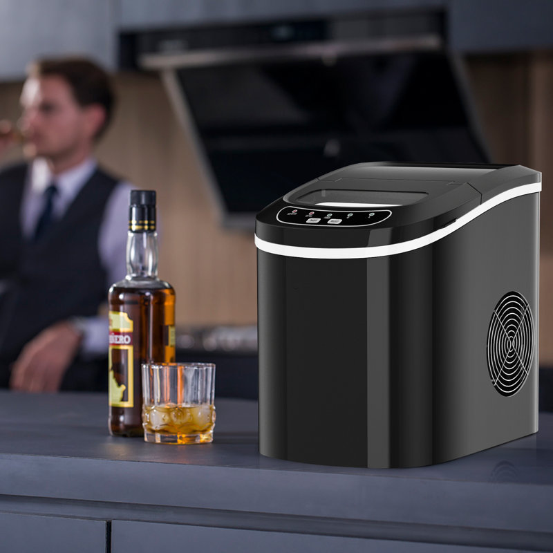 Mini Portable Electric Ice Maker Machine With Ice Scoop