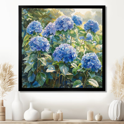 Hydrangea Garden Delight Harmony I - Hydrangea, art mural