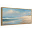 «Soft Blue Ocean Shoreline Seascape Coastal Landscape», très grandes photos, impression sur toile encadrée-125011741-125011743