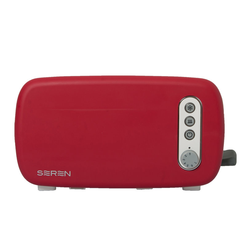 Seren Red Stainless Steel 6-Slice Long Slot Toaster