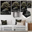 Bonsai Tree On Rocks I - Décoration murale moderne en métal-87840104