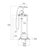 Triple Handle Floor Mounted Tub Filler With Handshower-50703378