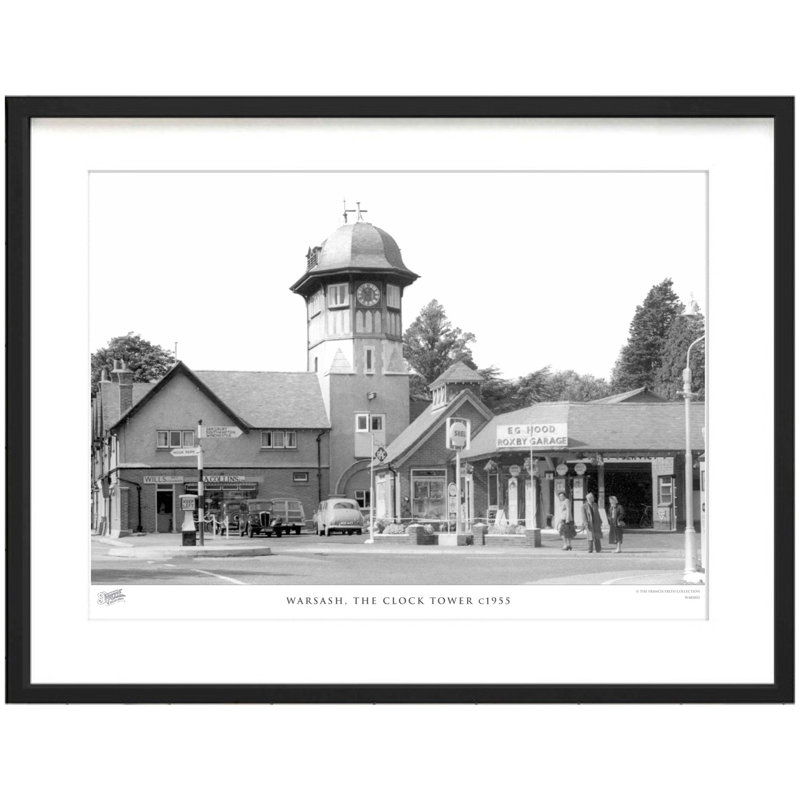 Warsash, The Clock Tower C1955 by Francis Frith - Single Picture Frame Print, 45cm H x 60cm W x 2.3cm D