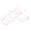 Canapé modulaire modulaire, 3 canapés modulaires en tissu de polyester en forme de L pour le salon, 2 canapés en nuage avec repose-pieds, canapé modulaire à assise profonde (beige)-999293134-999293130
