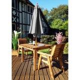 France 2 Seater Bistro Set with Cushions
