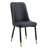 Anareli Tufted Upholstered Faux Leather Side Chair Dining chair-818729255