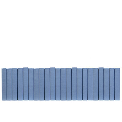 Decorative Books - Sky Linen Wrapped Books - Blue Books By The Foot