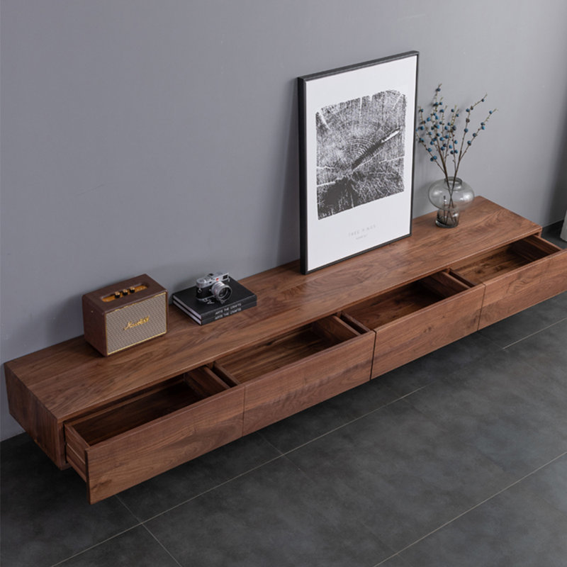 Cost effective solid wood TV cabinet, 70.87"