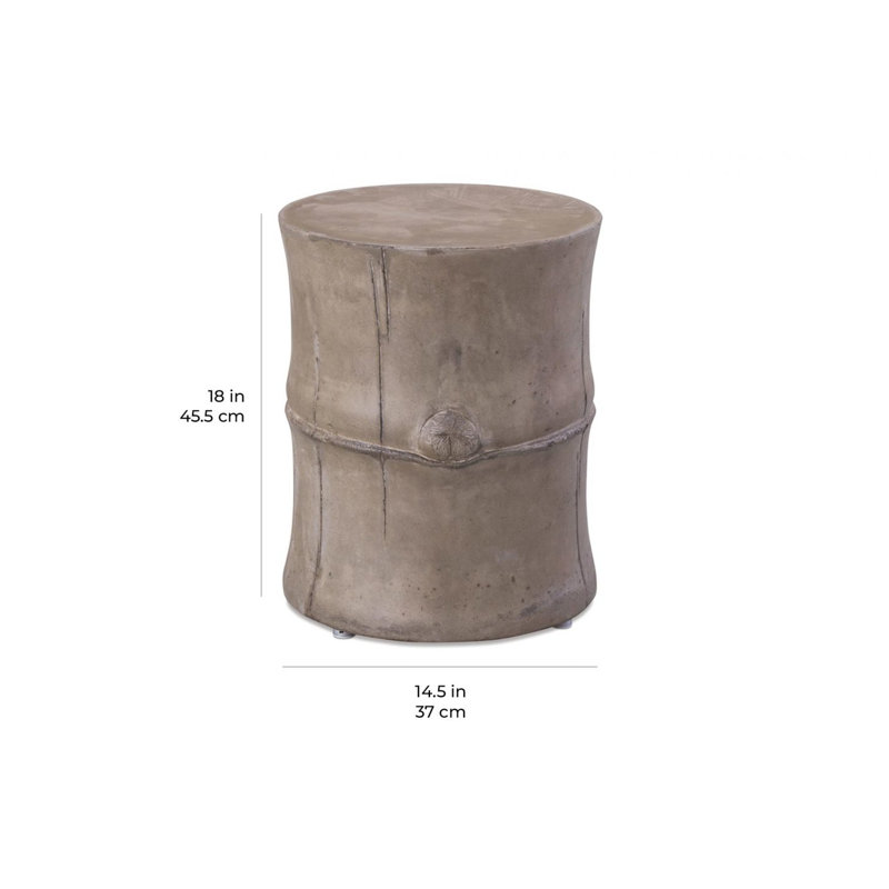Perpetual Garden Stool, Slate Gray