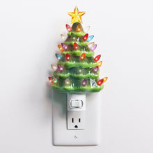 Ceramic Christmas Tree Night Light