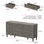 Commode 9 tiroirs de style rustique