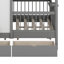Lit maison avec grands tiroirs-1284275422