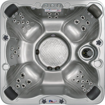 Spa carré en acrylique à 45 jets avec ozoniseur pour 7 personnes American Spas