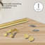 Ensemble de tringle à rideaux simple ajustable de 5/8 po de diamètre avec faiteaux Maniglia,-667076096-667076098