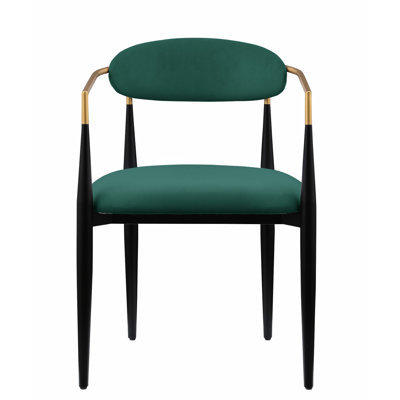 Ensemble de 2 chaises d'appoint en tissu d'ameublement moderne et ultra-moderne