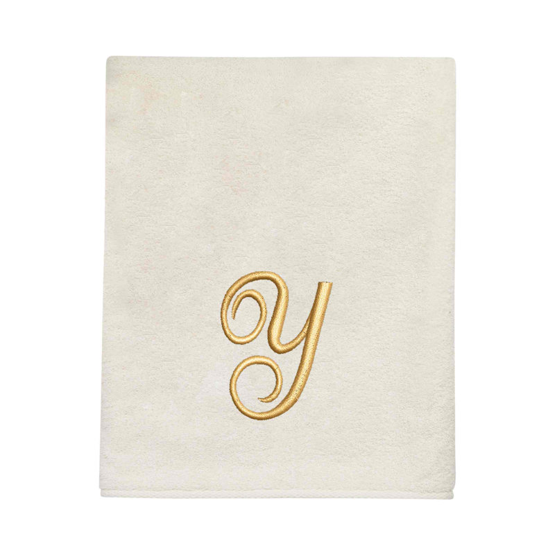 Winston Porter Zakaryan Bath Towel Letter Y