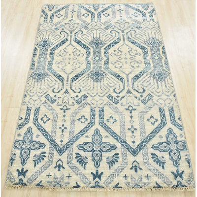 Junella Hand Knotted Wool Rug