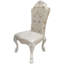 Chaise d'appoint ivoire et blanc os avec pattes (ensemble de 2)