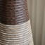 Vase de plancher en rotin tissé à la main pour décoration intérieure de style bohémien style bord de mer
