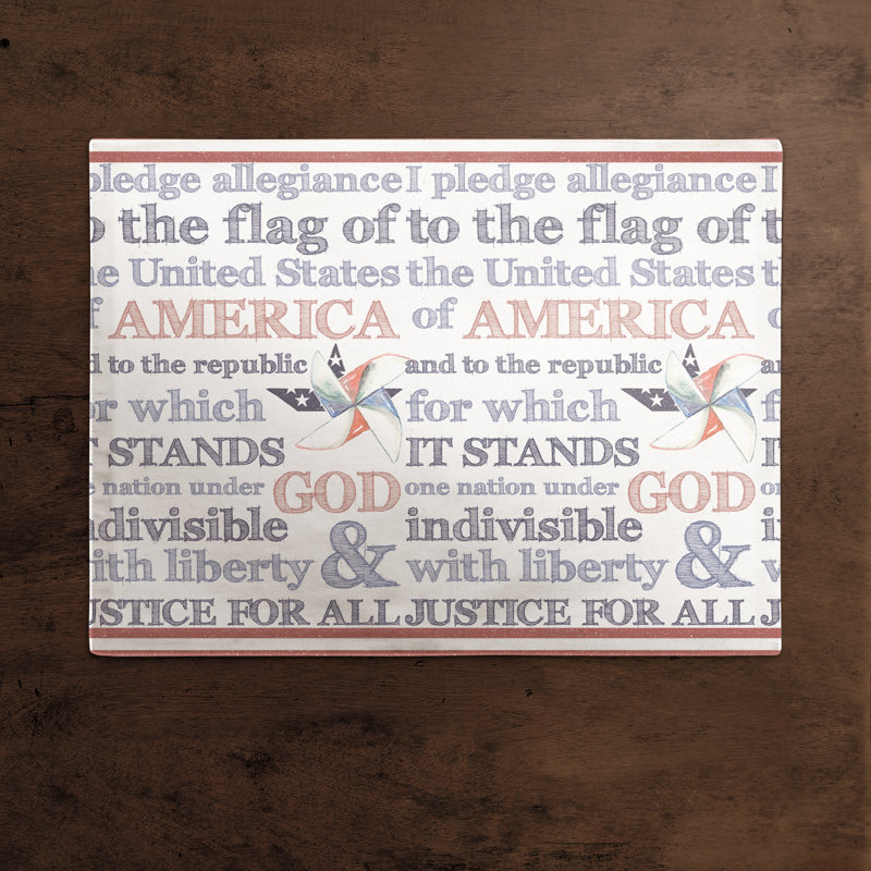 Napperon Pledge of Allegiance